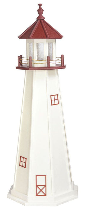 Octagonal Amish-Made Hybrid (Wood/Poly) Marblehead, OH Replica Lighthouses