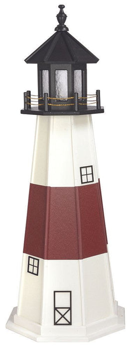 Octagonal Amish-Made Hybrid (Wood/Poly) Montauk, NY Replica Lighthouses