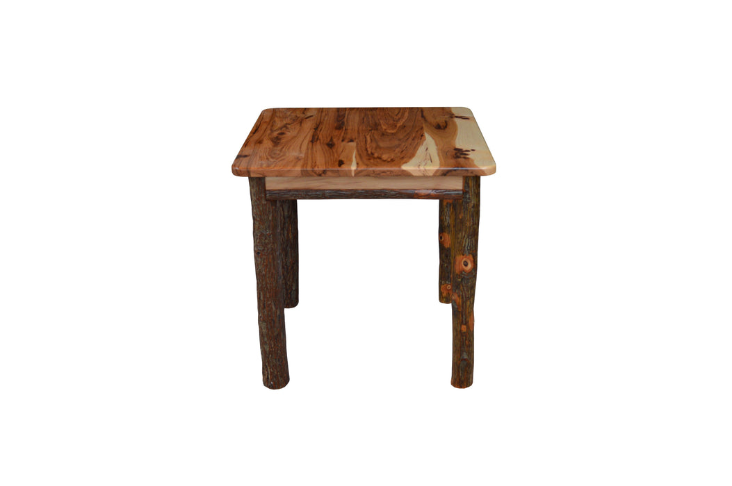 A&L Furniture Co. Hickory Solid Wood End Table