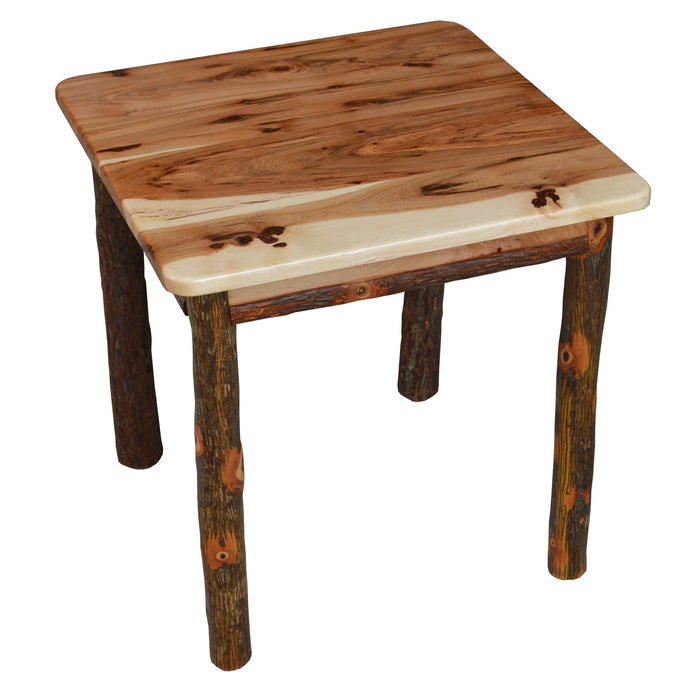 A&L Furniture Co. Hickory Solid Wood End Table