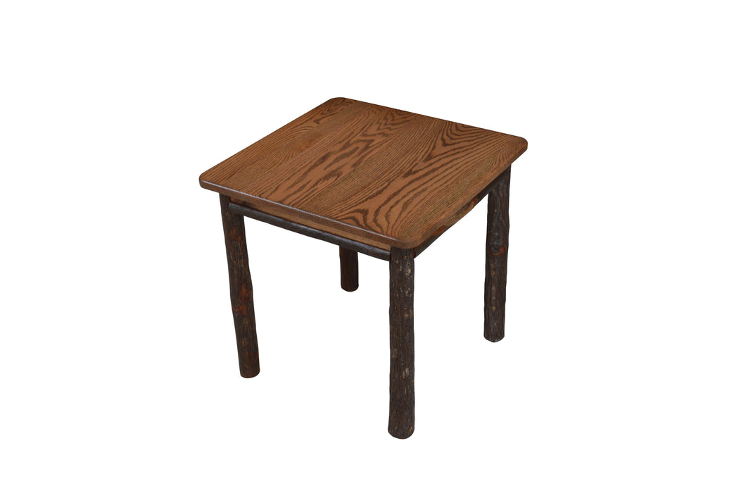 A&L Furniture Co. Hickory Solid Wood End Table