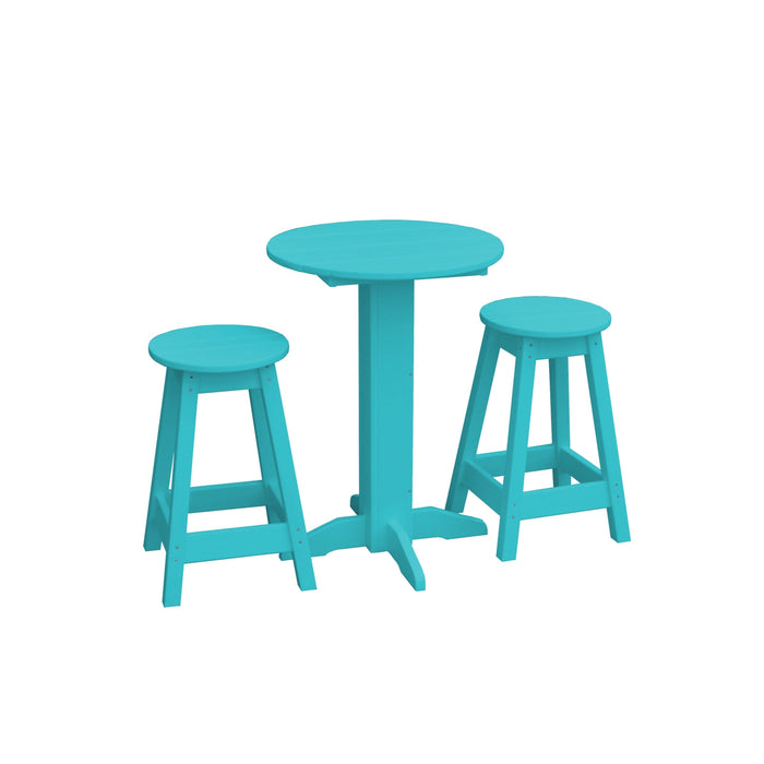 A&L Furniture Co. Amish-Made Poly Bistro Sets