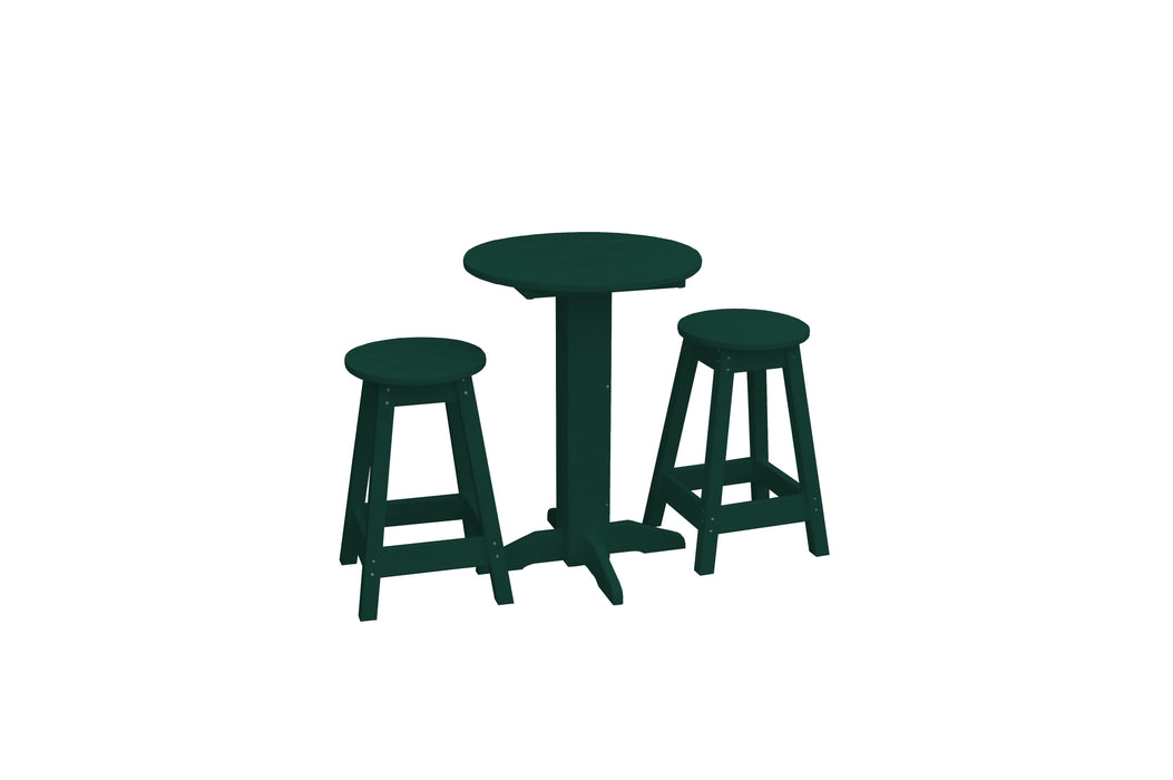 A&L Furniture Co. Amish-Made Poly Bistro Sets