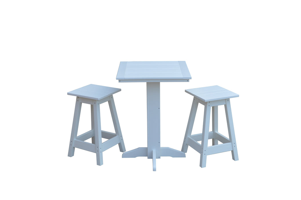 A&L Furniture Co. Amish-Made Poly Bistro Sets