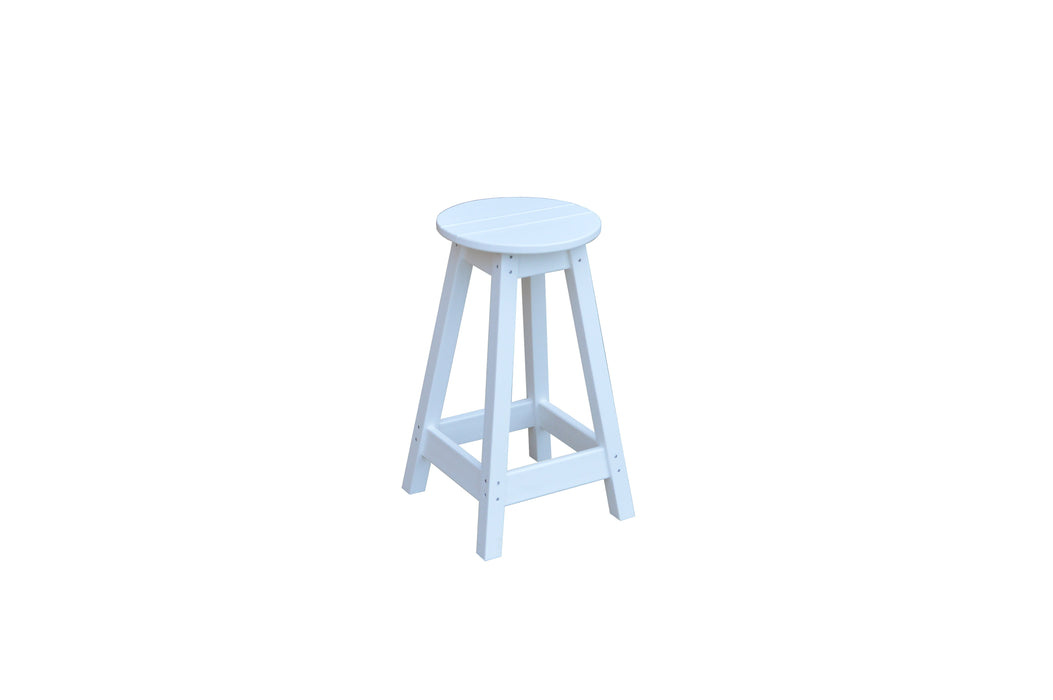 A&L Furniture Co. Amish-Made Counter-Height Poly Bar Stools