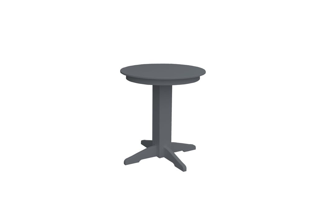 A&L Furniture Co. Amish-Made Counter-Height Round Poly Dining Tables