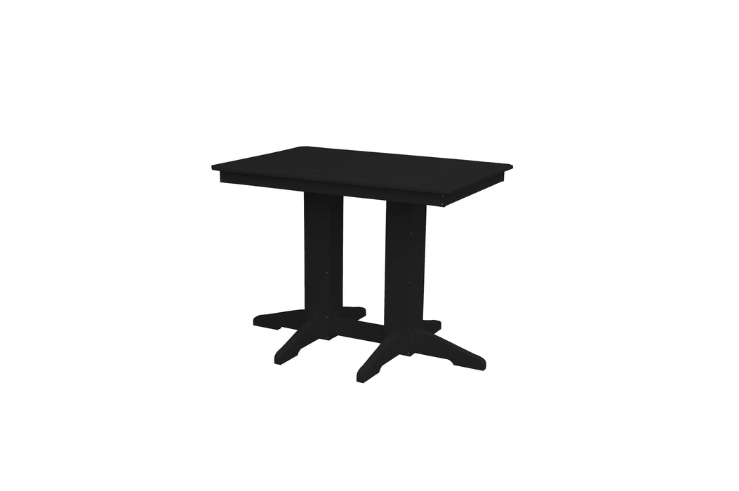 A&L Furniture Co. Amish-Made Counter-Height Rectangular Poly Dining Tables