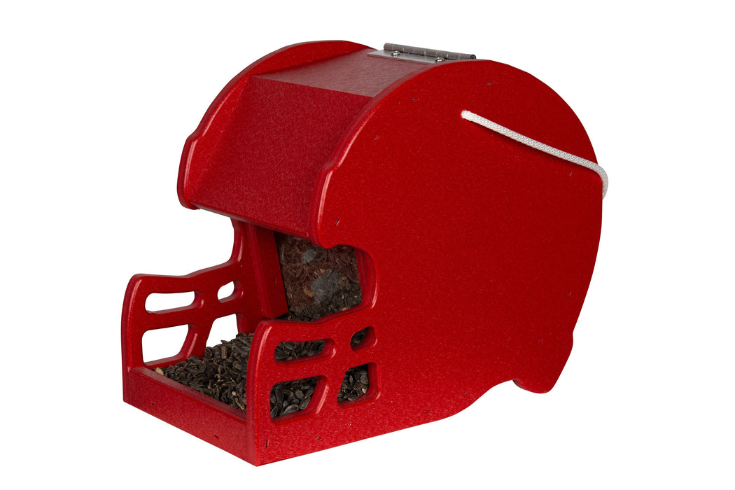 Amish-Made Football Helmet Poly Bird Feeder