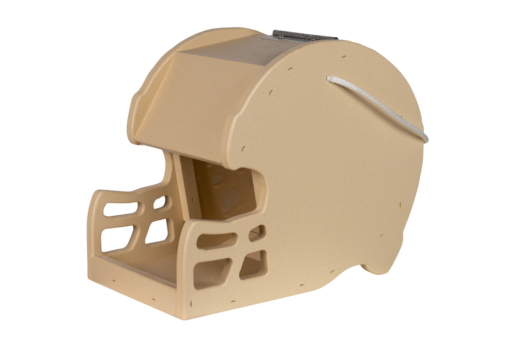 Amish-Made Football Helmet Poly Bird Feeder