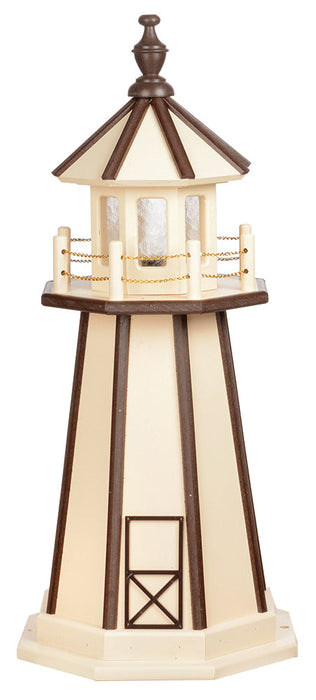 Amish-Made Hybrid (Wood and Poly) Painted Lighthouses