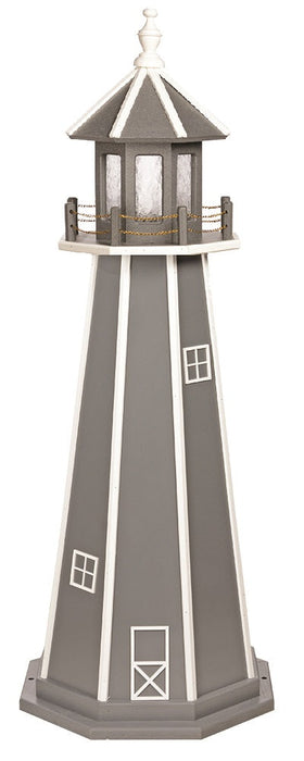 Amish-Made Hybrid (Wood and Poly) Painted Lighthouses