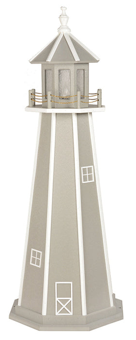 Amish-Made Hybrid (Wood and Poly) Painted Lighthouses