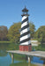 12' Octagonal Amish-Made Hybrid Cape Hatteras, NC Replica Lighthouse with Base