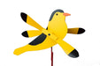 Goldfinch Whirlybird Wind Spinner Yard Decoration