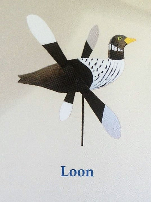 Loon Whirlybird Wind Spinner Yard Decoration