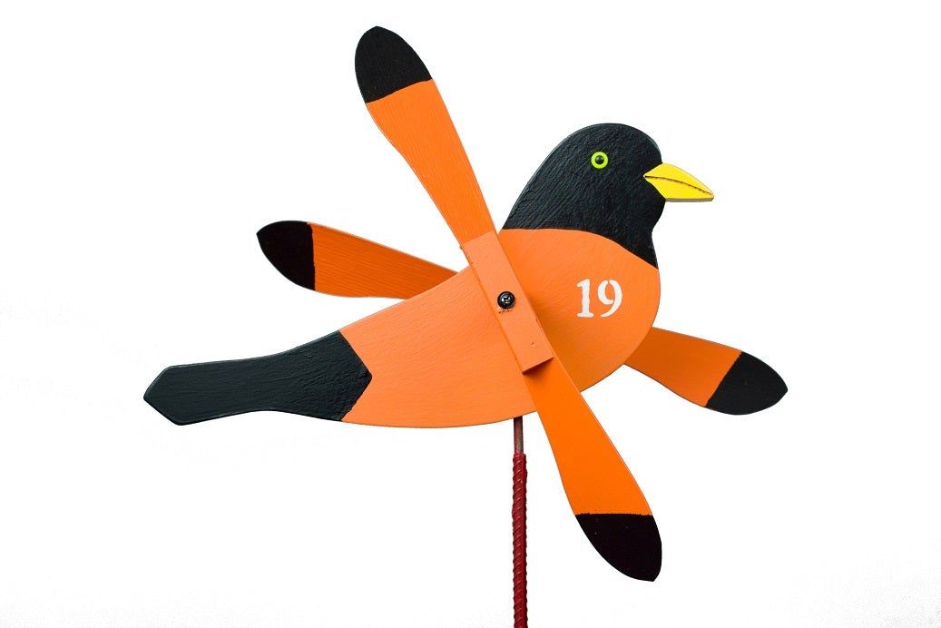 Oriole Whirlybird Wind Spinner Yard Decoration