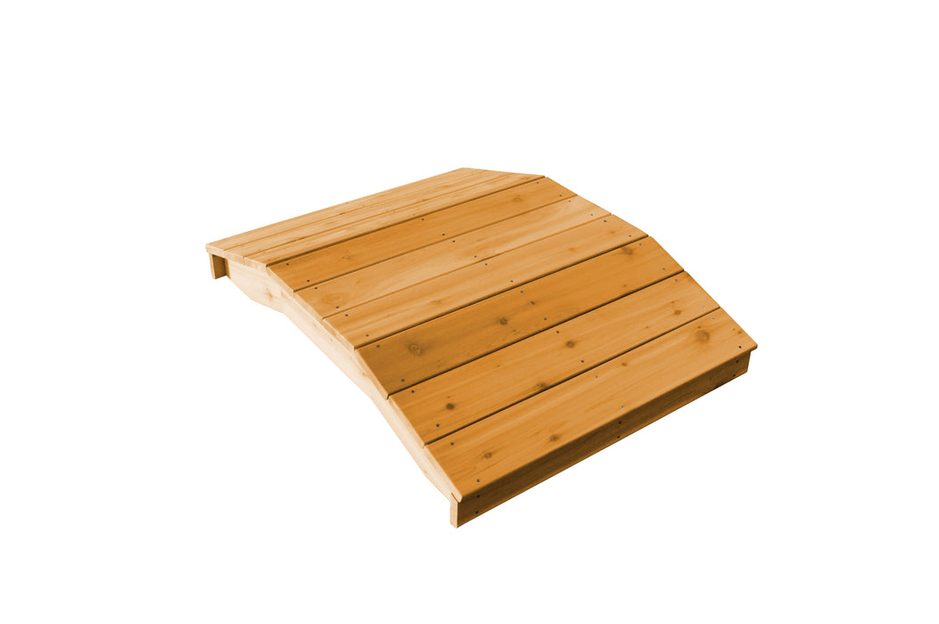 Amish-Made Weight-Bearing Cedar Plank Bridges