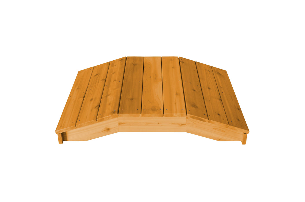 Amish-Made Weight-Bearing Cedar Plank Bridges