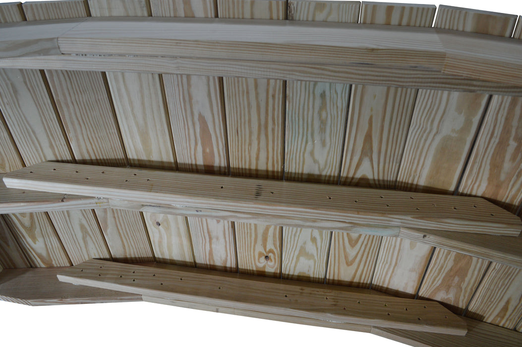 Amish-Made Weight-Bearing Yellow Pine Plank Bridges