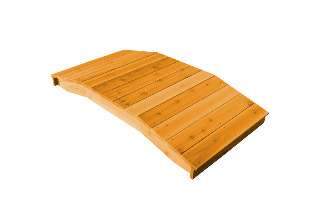 Amish-Made Weight-Bearing Cedar Plank Bridges