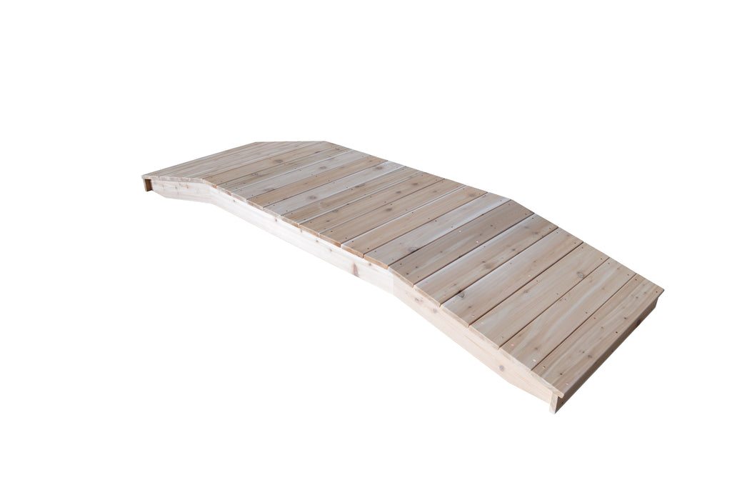 Amish-Made Weight-Bearing Cedar Plank Bridges