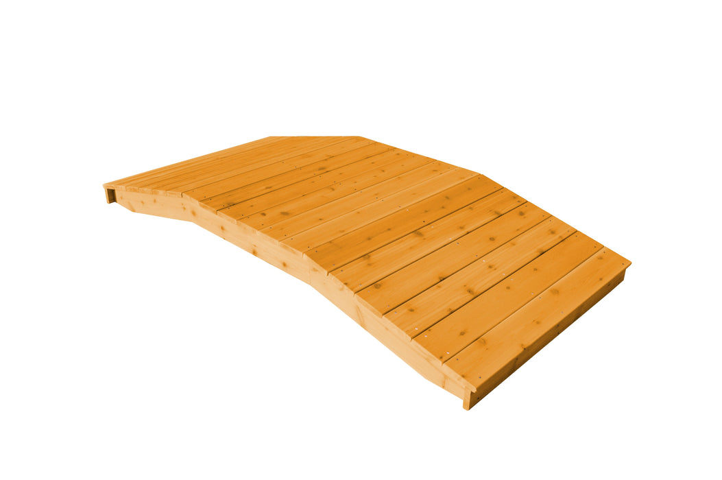 Amish-Made Weight-Bearing Cedar Plank Bridges