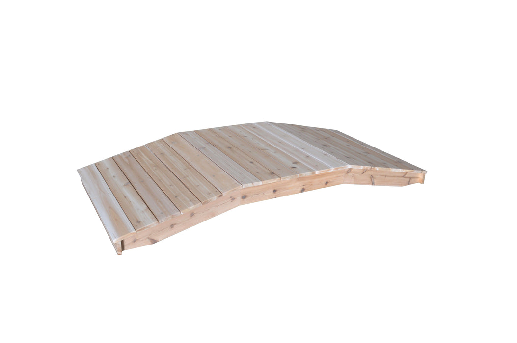 Amish-Made Weight-Bearing Cedar Plank Bridges