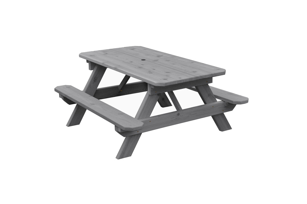 A&L Furniture Co. 4' Amish-Made Cedar Kids Picnic Table