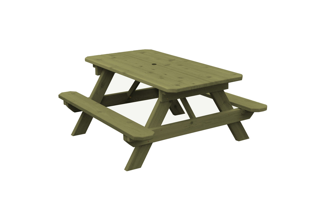 A&L Furniture Co. 4' Amish-Made Cedar Kids Picnic Table