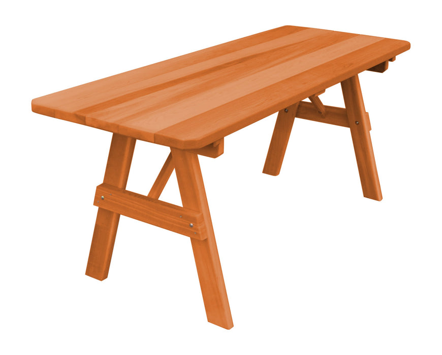 A&L Furniture Co. Amish-Made Cedar Traditional Picnic Tables