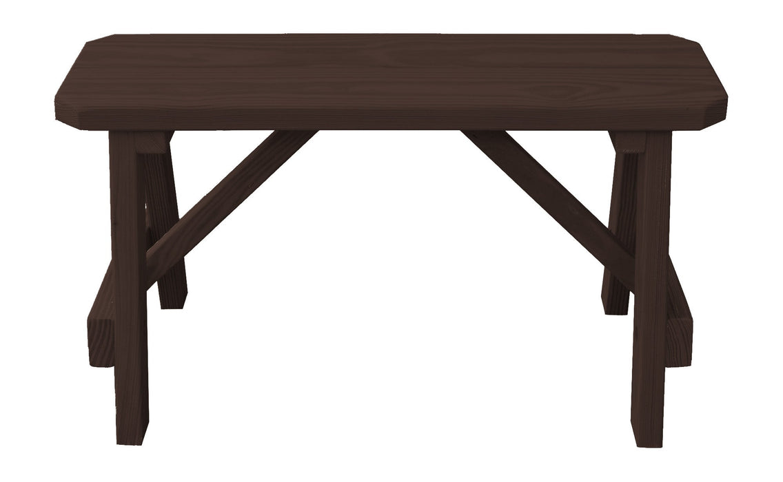 A&L Furniture Co. Amish-Made Pressure-Treated Pine Traditional A-Frame Benches