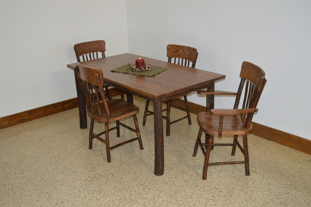 A&L Furniture Co. Amish-Made Hickory Farm Tables