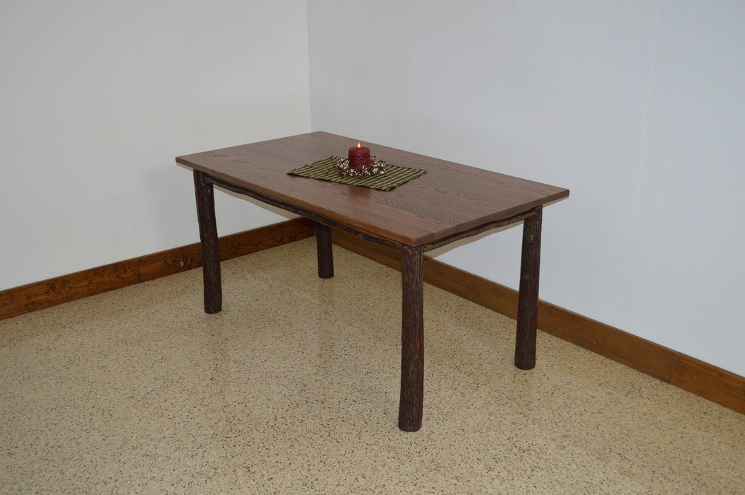 A&L Furniture Co. Amish-Made Hickory Farm Tables