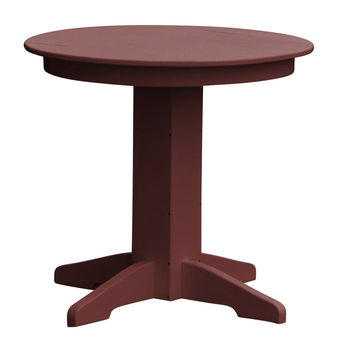 A&L Furniture Co. Round Amish-Made Poly Dining Tables