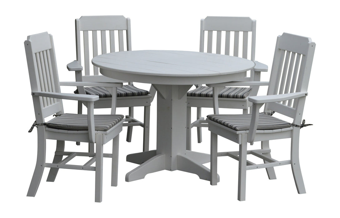 A&L Furniture Co. Amish-Made Poly 5pc Traditional Dining Sets