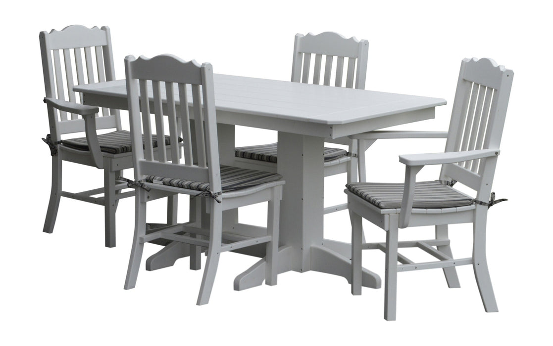 A&L Furniture Co. Amish-Made Poly 5pc Royal Dining Sets