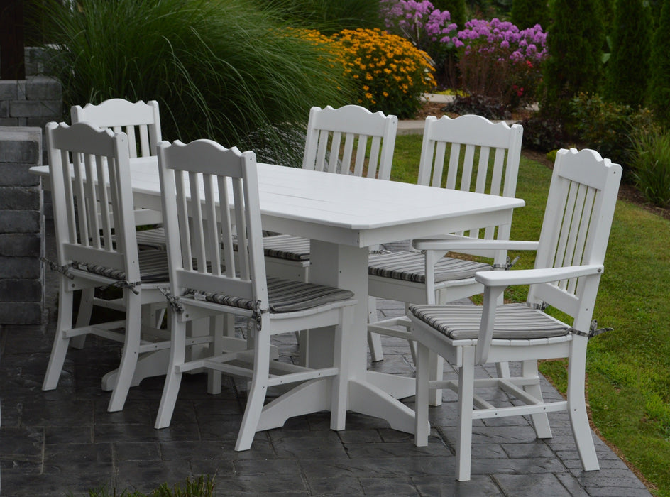 A&L Furniture Co. Amish-Made Poly 7pc Royal Dining Sets