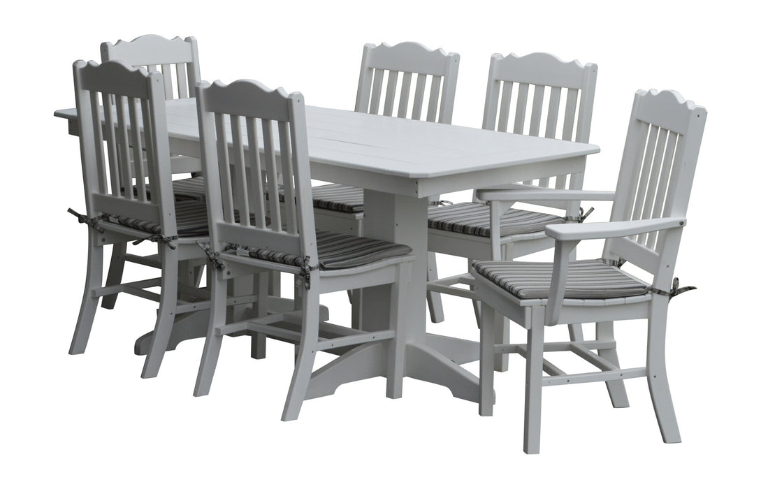 A&L Furniture Co. Amish-Made Poly 7pc Royal Dining Sets