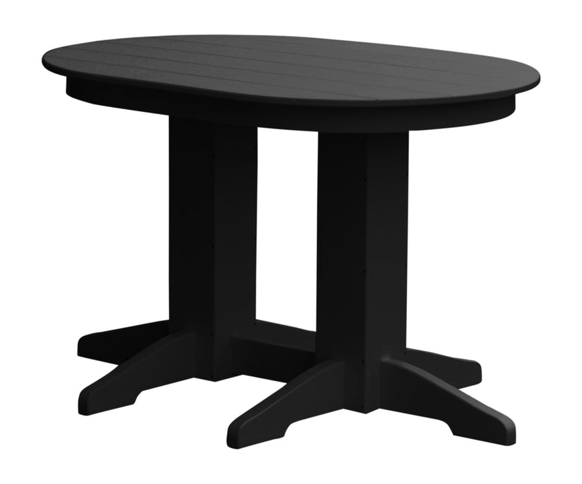 A&L Furniture Co. Oval Amish-Made Poly Dining Tables