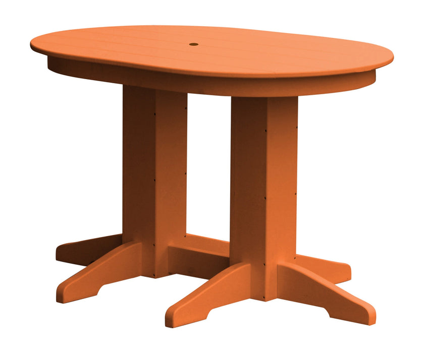 A&L Furniture Co. Oval Amish-Made Poly Dining Tables