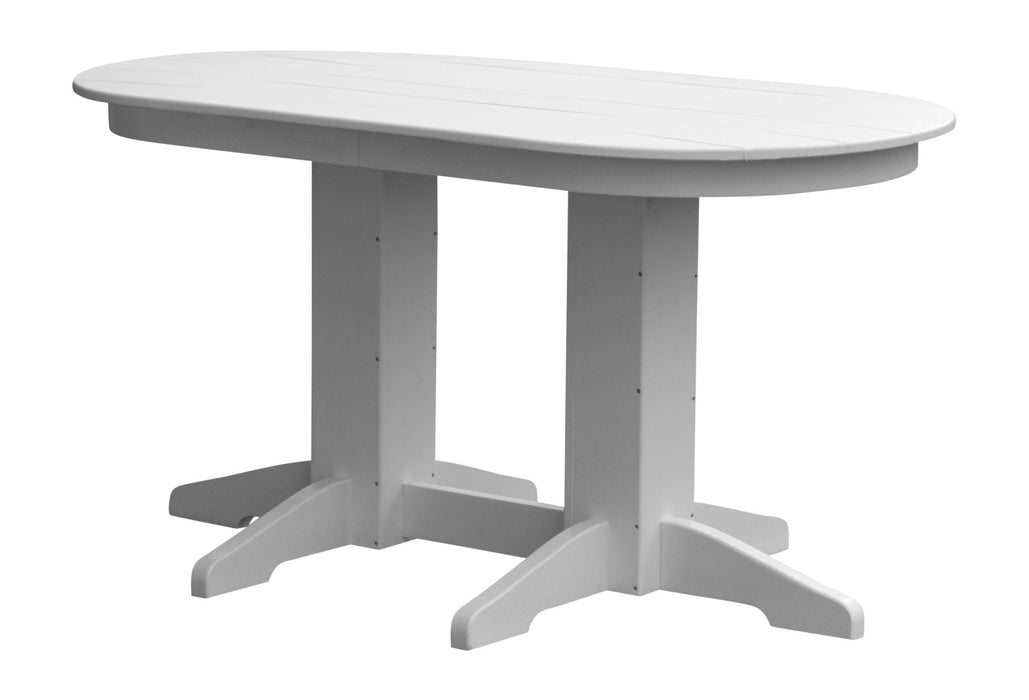 A&L Furniture Co. Oval Amish-Made Poly Dining Tables