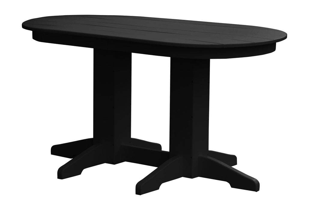 A&L Furniture Co. Oval Amish-Made Poly Dining Tables