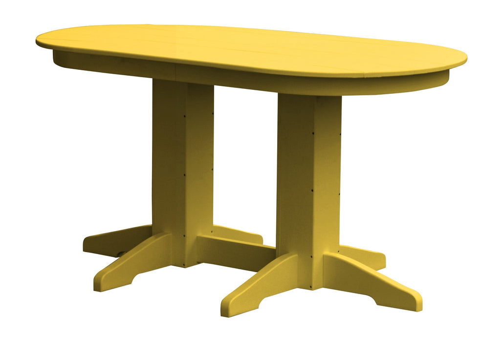 A&L Furniture Co. Oval Amish-Made Poly Dining Tables