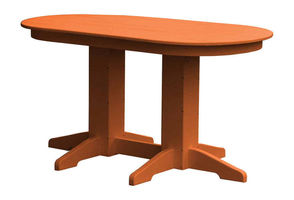 A&L Furniture Co. Oval Amish-Made Poly Dining Tables