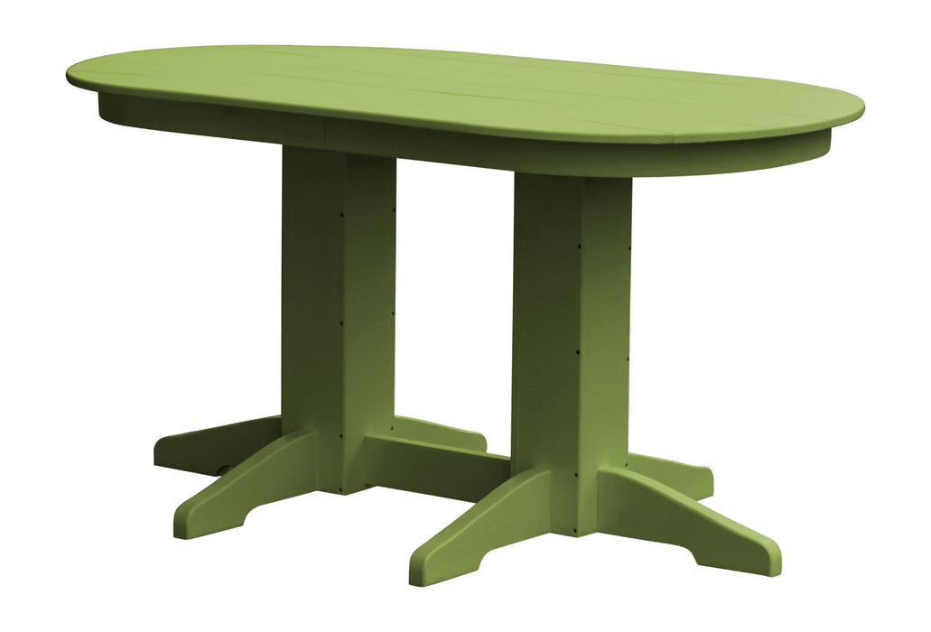 A&L Furniture Co. Oval Amish-Made Poly Dining Tables