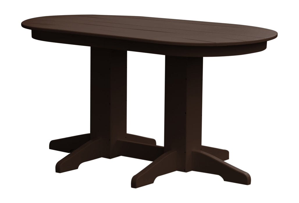 A&L Furniture Co. Oval Amish-Made Poly Dining Tables