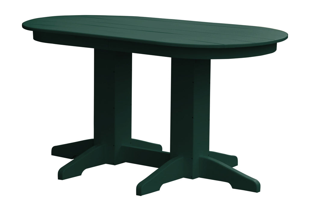 A&L Furniture Co. Oval Amish-Made Poly Dining Tables