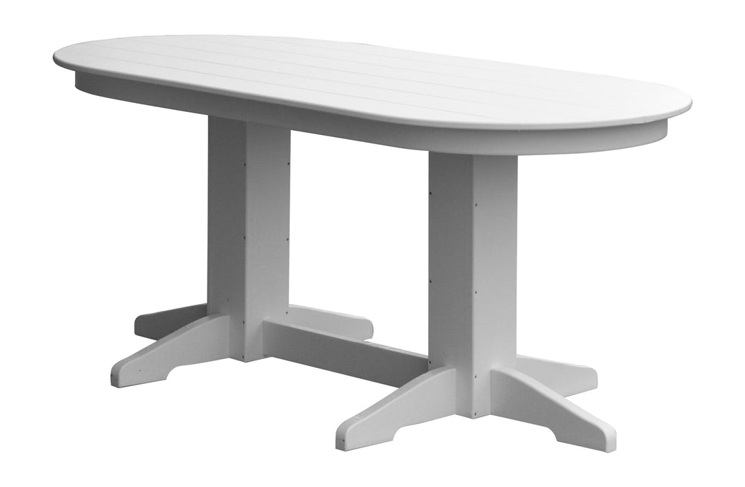 A&L Furniture Co. Oval Amish-Made Poly Dining Tables