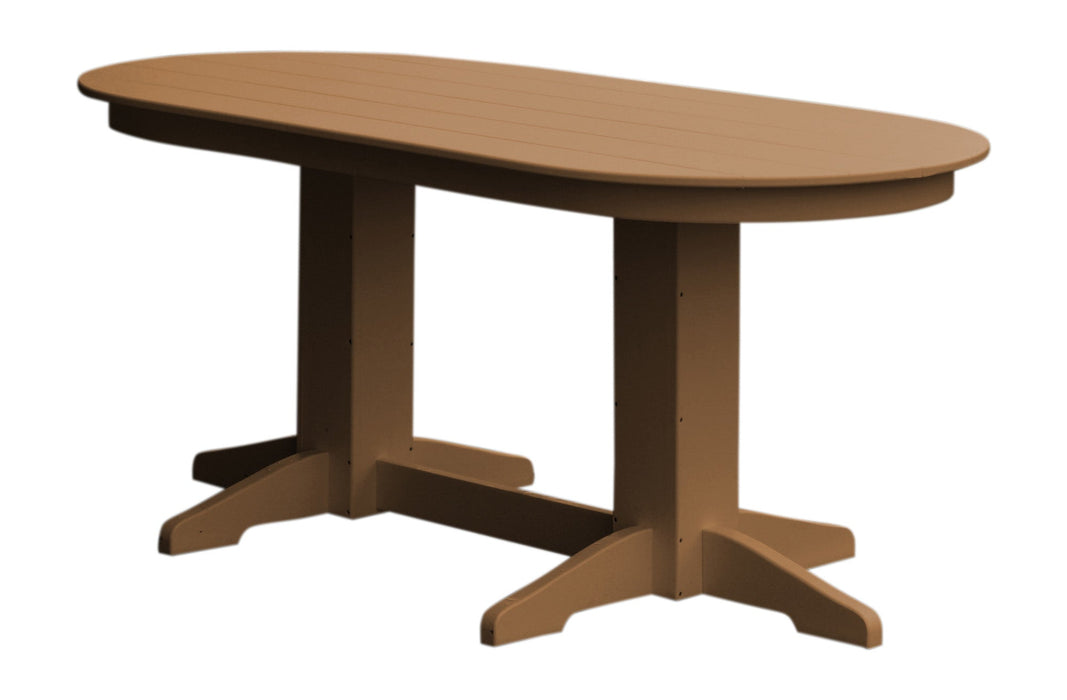 A&L Furniture Co. Oval Amish-Made Poly Dining Tables