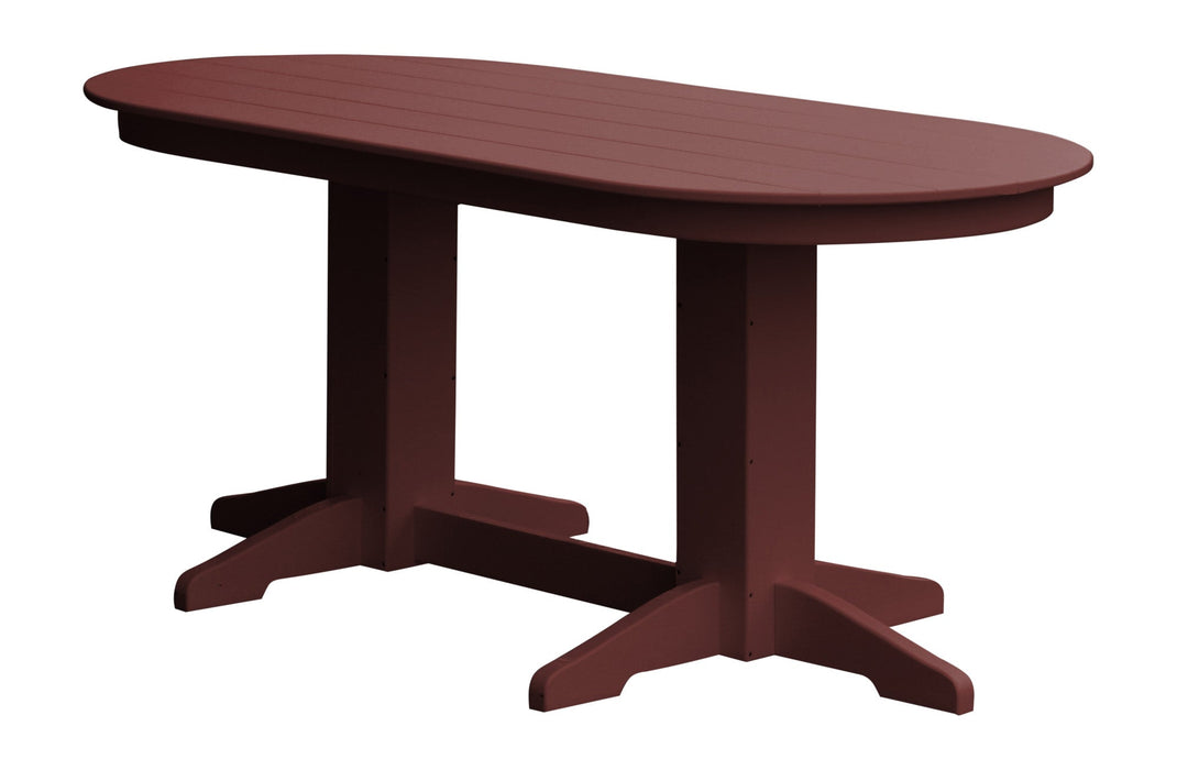 A&L Furniture Co. Oval Amish-Made Poly Dining Tables